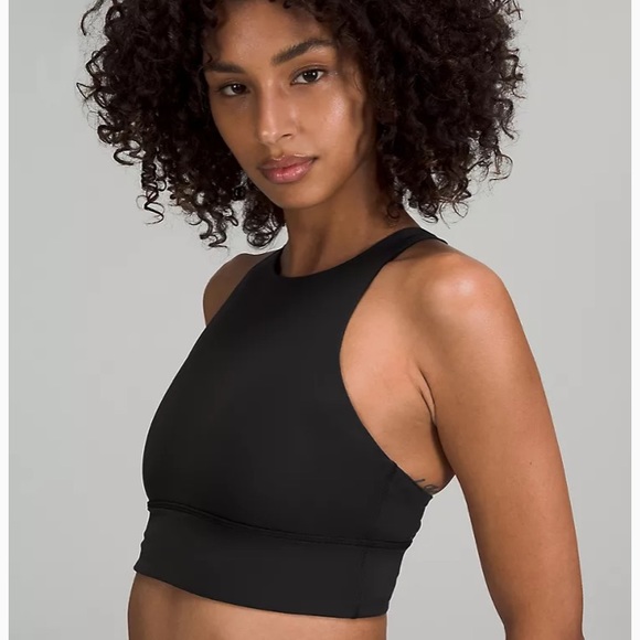 NWT Lululemon Energy High Neckline Longline Tough Bra, Medium Support - Picture 3 of 4